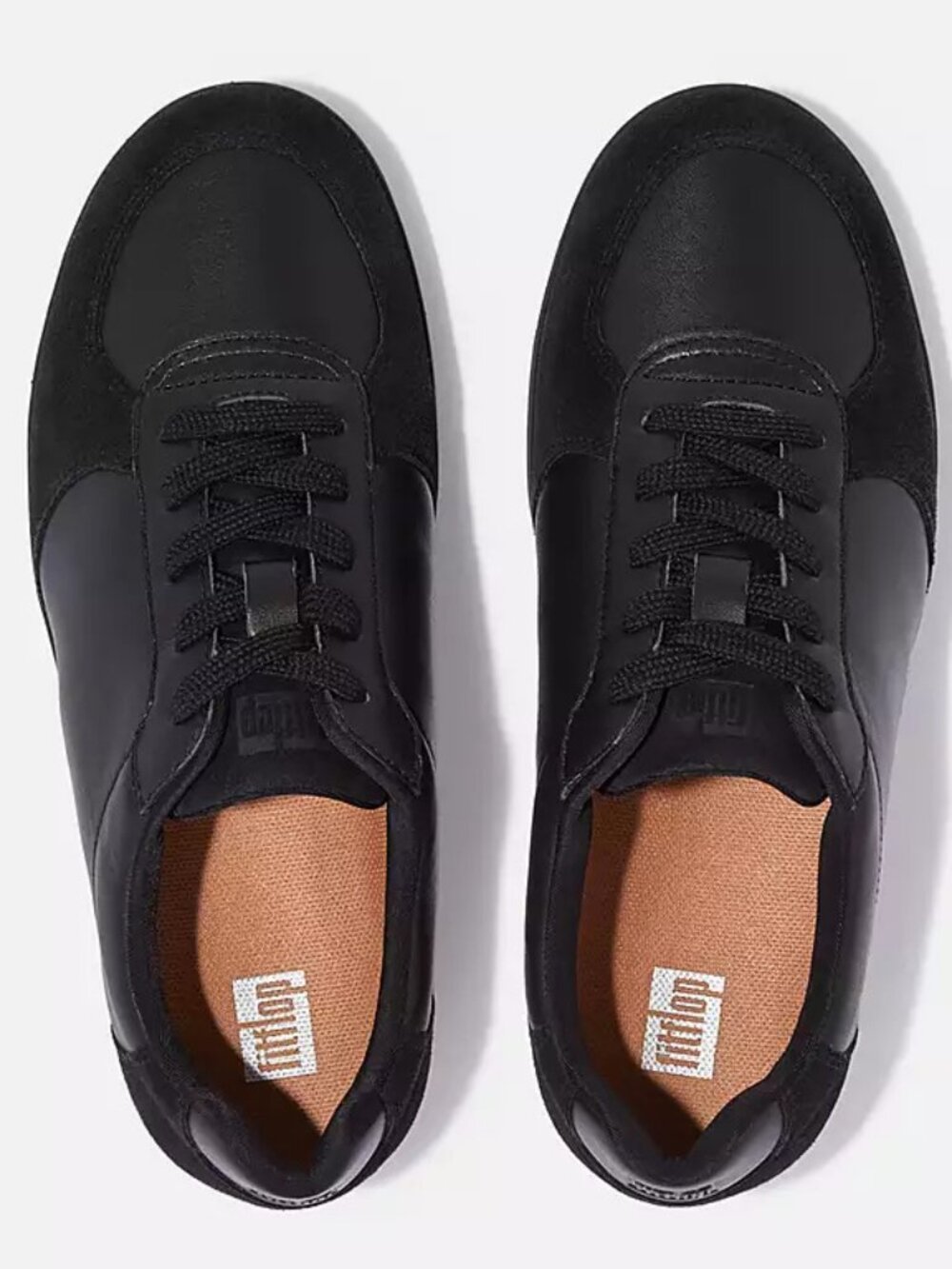 Fitflop RALLY Leather Panel Sneakers - Picture 2 of 5